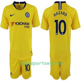Koszulka Chelsea Hazard 10 Dziecięcy Wyjazdowe Koszulki Piłkarskie 2018-2019 Krótki Rękaw
